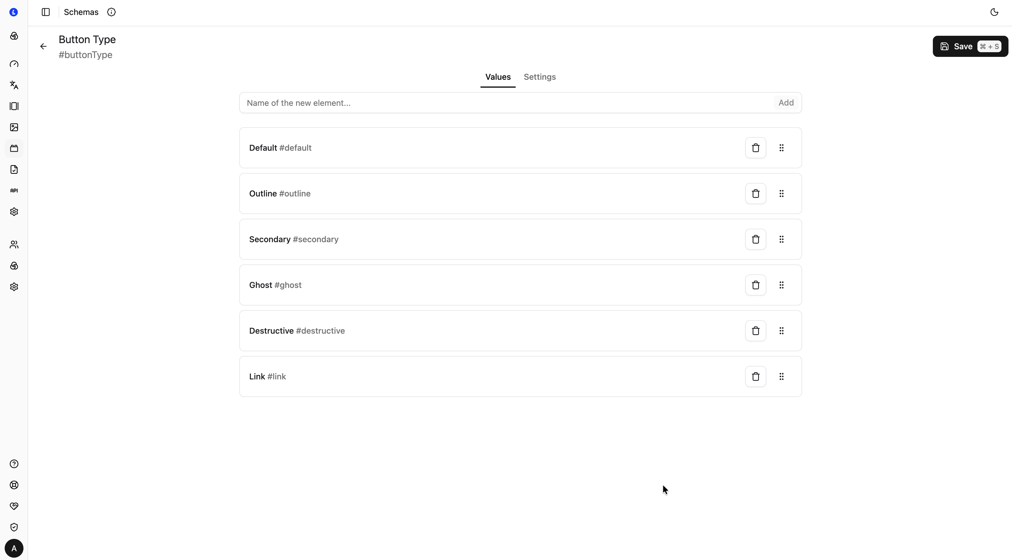 Enum editor